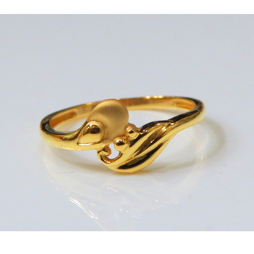 22kt Gold Plain Casting Ladies Ring by 